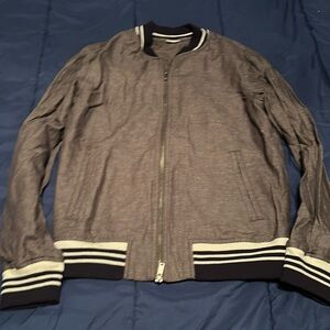 Men’s Merona Full Zip Varsity Bomber Jacket. Size Small.